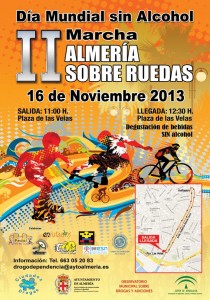 II Marcha Almería sobre ruedas - Día mundial sin alcohol - copia